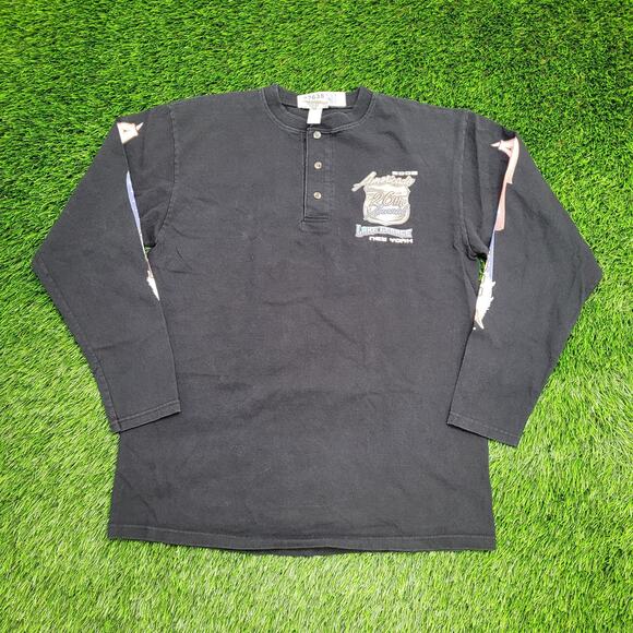 2008 Americade Biker Shirt Medium 20x26 Lake-George New-York - Picture 1 of 15